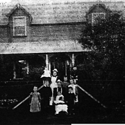 The Glenorchy Infant Orphanage on its first anniversary in 1899